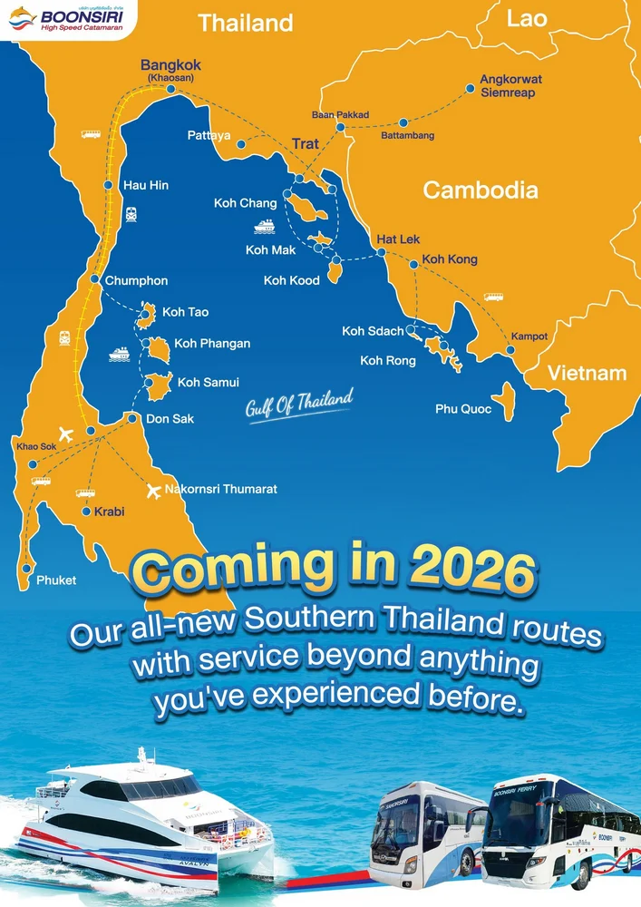 Koh Rong Ferry to Koh Kong and Koh chang and pattaya and bangkok