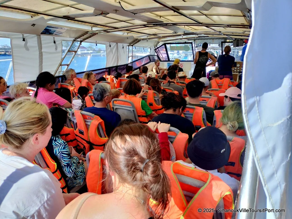 SihanoukVille Tourist Port in Cambodia.  Ferry to the Cambodian Islands.  Koh Rong and Koh Rong Samloem.  Prices and Schedules.