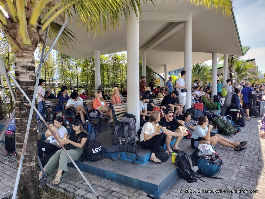 SihanoukVille Tourist Port in Cambodia.  Ferry to the Cambodian Islands.  Koh Rong and Koh Rong Samloem.  Prices and Schedules.