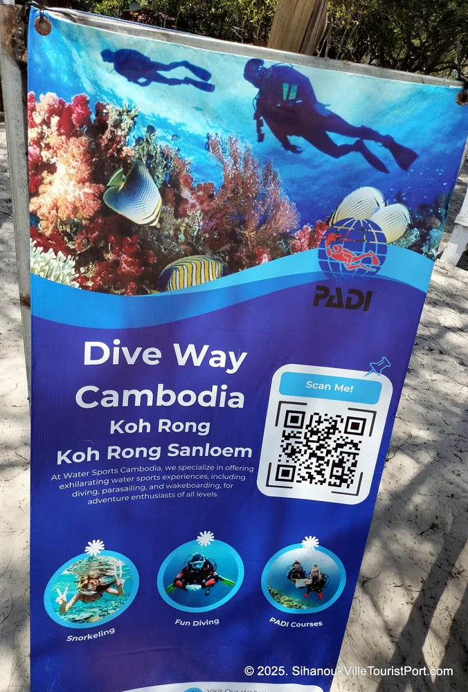 dive way cambodia on Koh Rong Island in Cambodia
