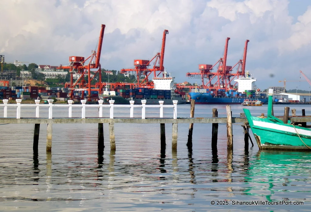SihanoukVille Tourist Port in Cambodia.  Ferry to the Cambodian Islands.  Koh Rong and Koh Rong Samloem.  Prices and Schedules.