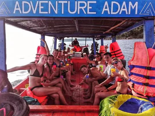 Adventure Adam boat trips on Koh Rong island in SihanoukVille, Cambodia