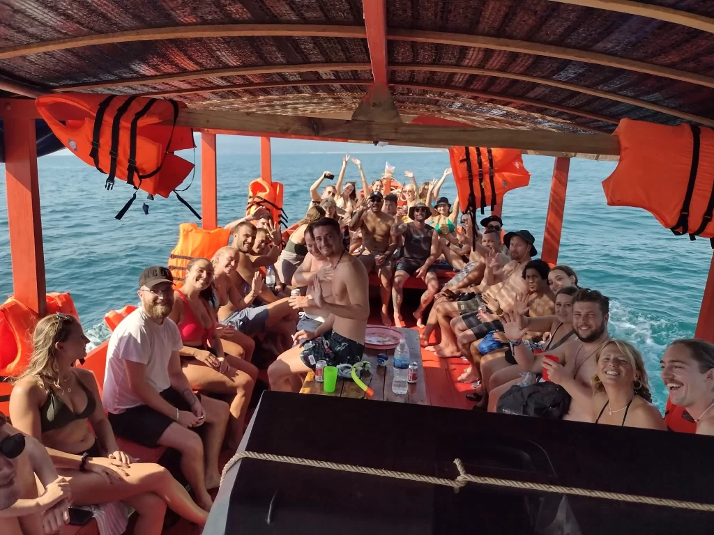 Adventure Adam boat trips on Koh Rong island in SihanoukVille, Cambodia