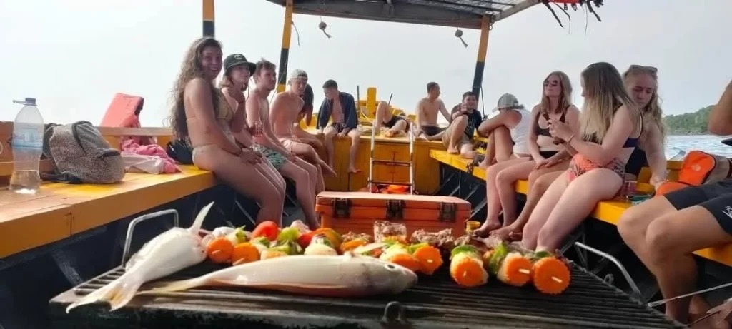 Leang Hy Boat Tours on Koh Rong Island in Cambodia.