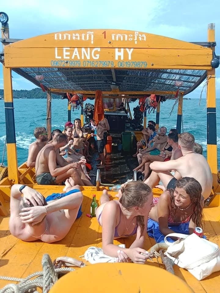 Leang Hy Boat Tours on Koh Rong Island in Cambodia.