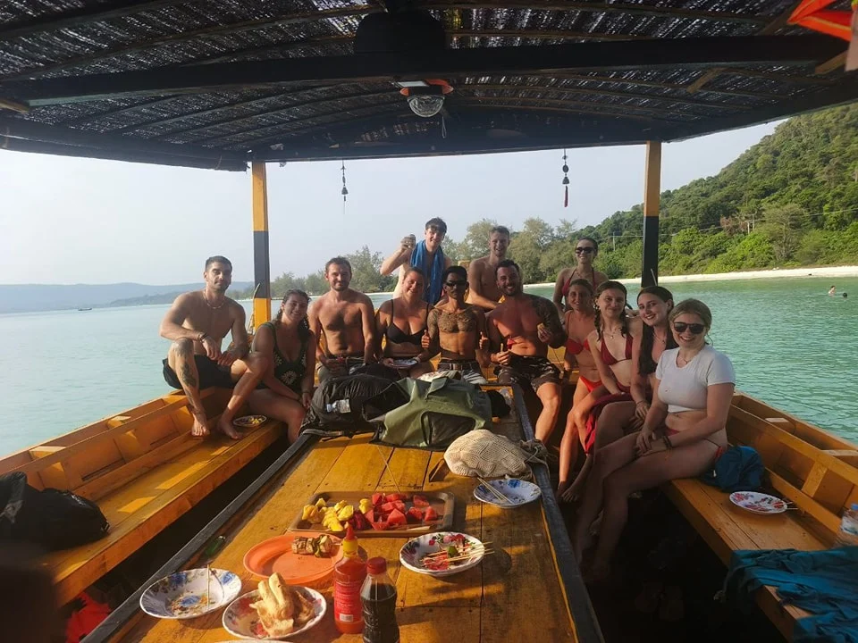Leang Hy Boat Tours on Koh Rong Island in Cambodia.