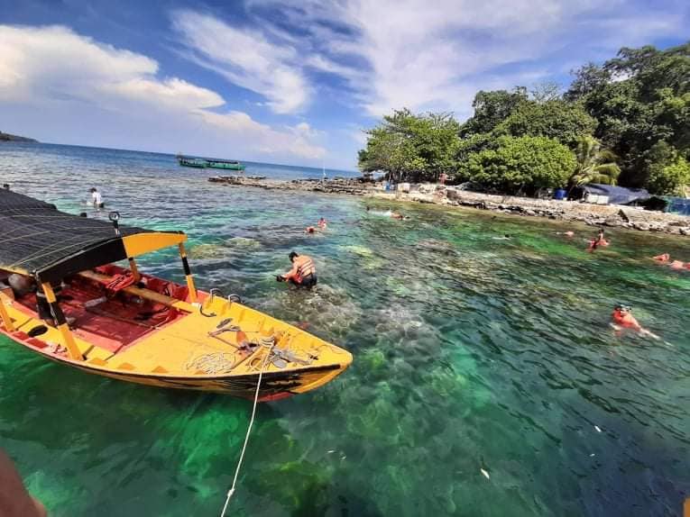 Leang Hy Boat Tours on Koh Rong Island in Cambodia.