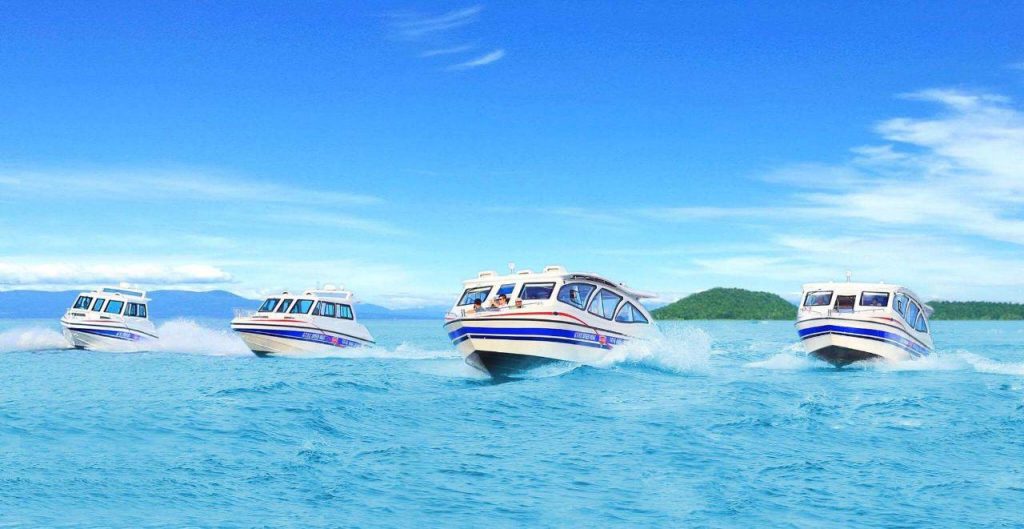 Island Speed Ferry at the SihanoukVille Tourist Port.