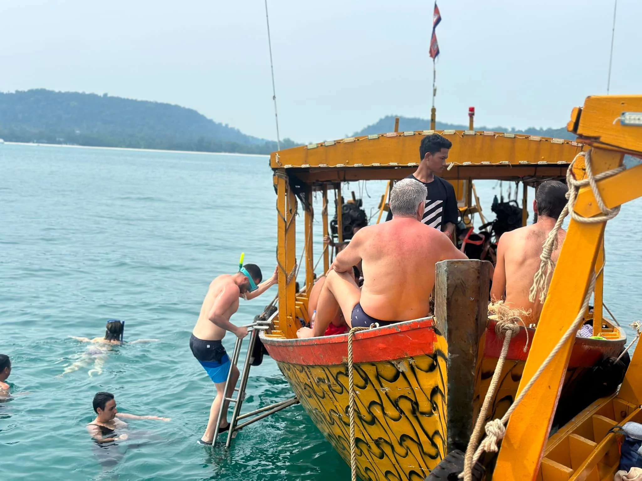 Three Brothers boat trip on Koh Rong Island in Cambodia