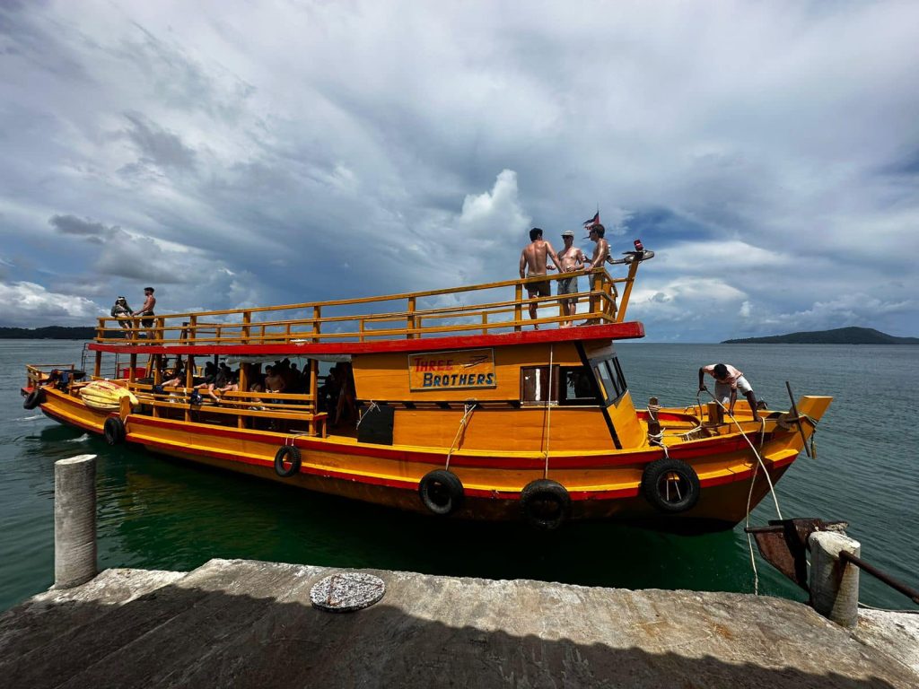 Three Brothers boat trip on Koh Rong Island in Cambodia