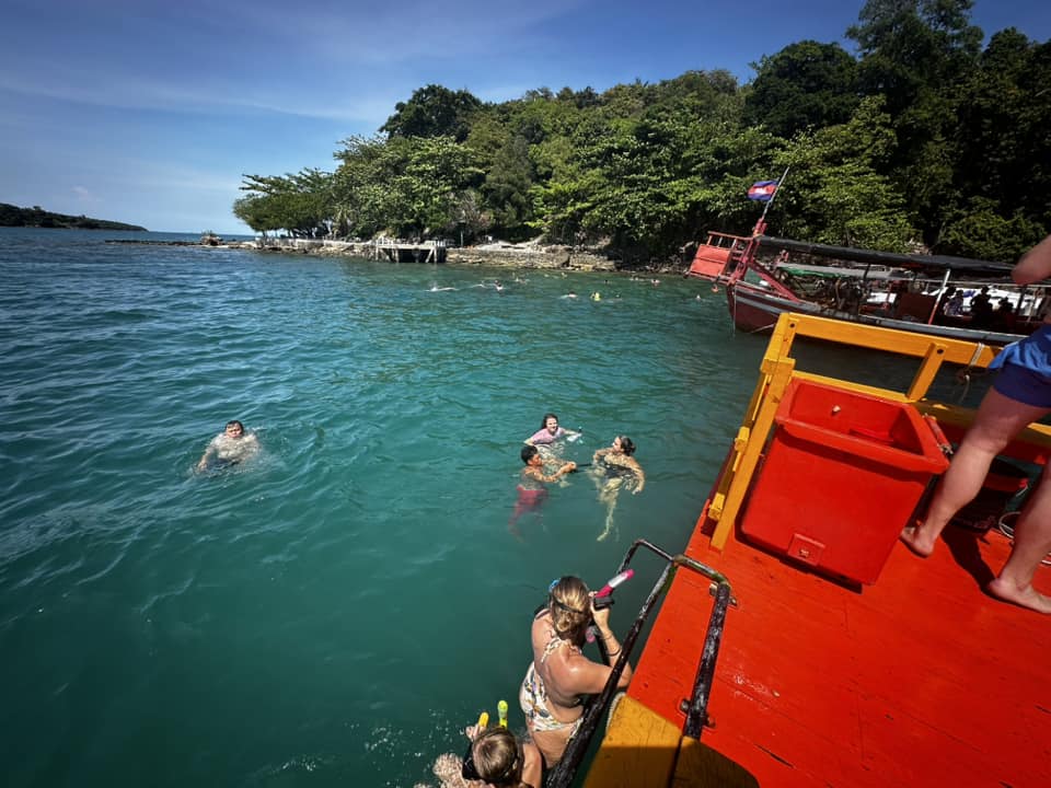 Three Brothers boat trip on Koh Rong Island in Cambodia
