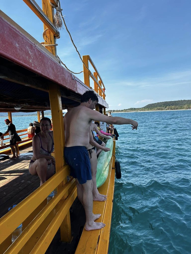 Three Brothers boat trip on Koh Rong Island in Cambodia