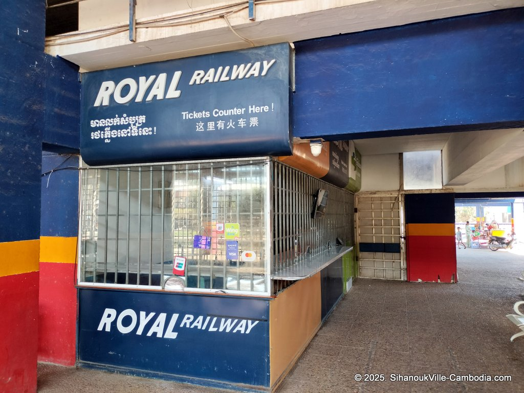 SihanoukVille Tourist Port in Cambodia. Ferry to the Cambodian Islands. Koh Rong and Koh Rong Samloem. Train station near the Port.