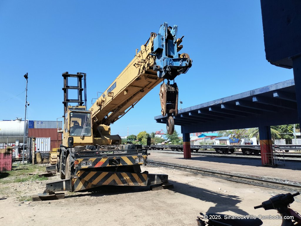 SihanoukVille Tourist Port in Cambodia. Ferry to the Cambodian Islands. Koh Rong and Koh Rong Samloem. Train station near the Port.