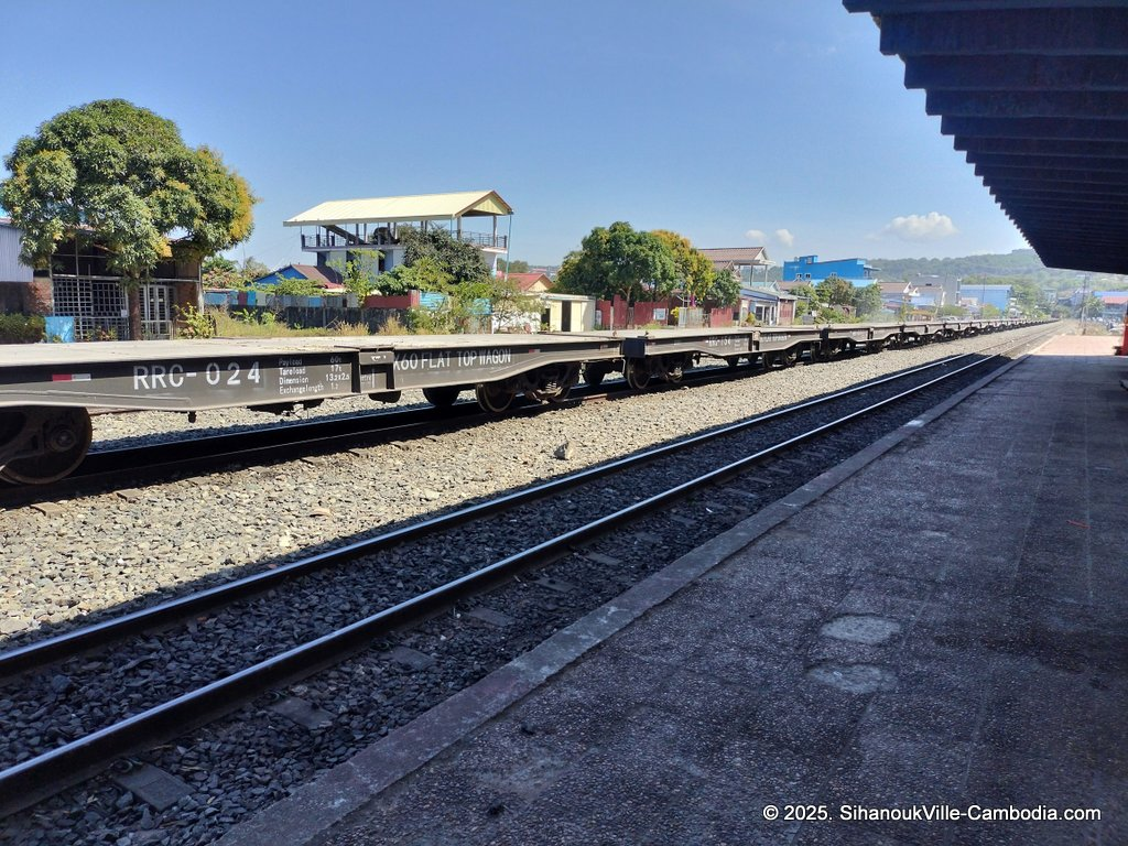 SihanoukVille Tourist Port in Cambodia. Ferry to the Cambodian Islands. Koh Rong and Koh Rong Samloem. Train station near the Port.