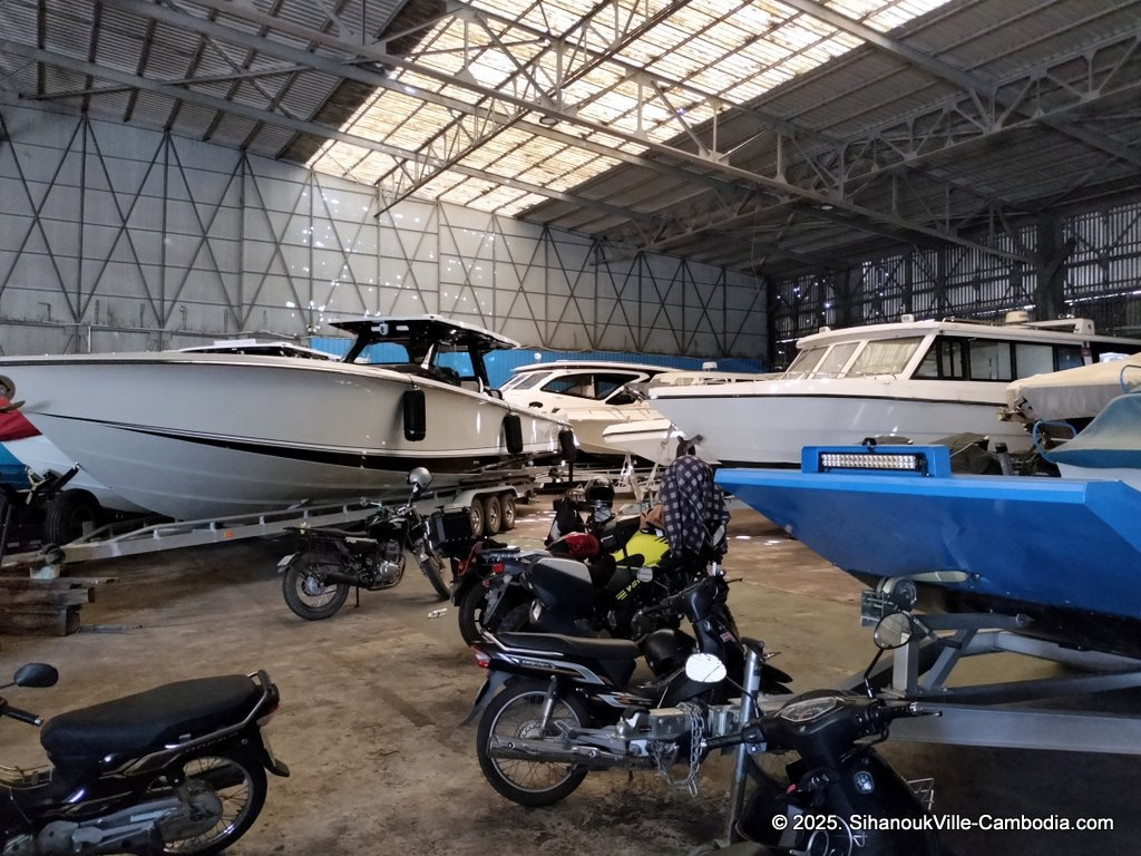 parking at the SihanoukVille Tourist Port