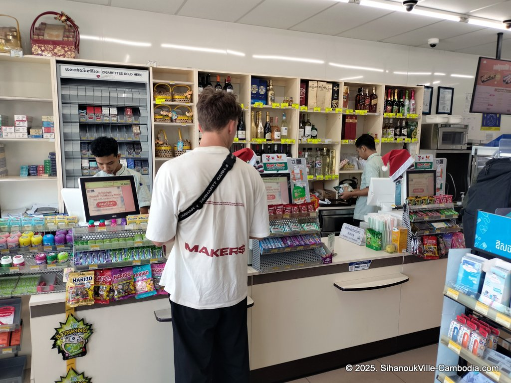 7-eleven at the sihanoukville tourist port
