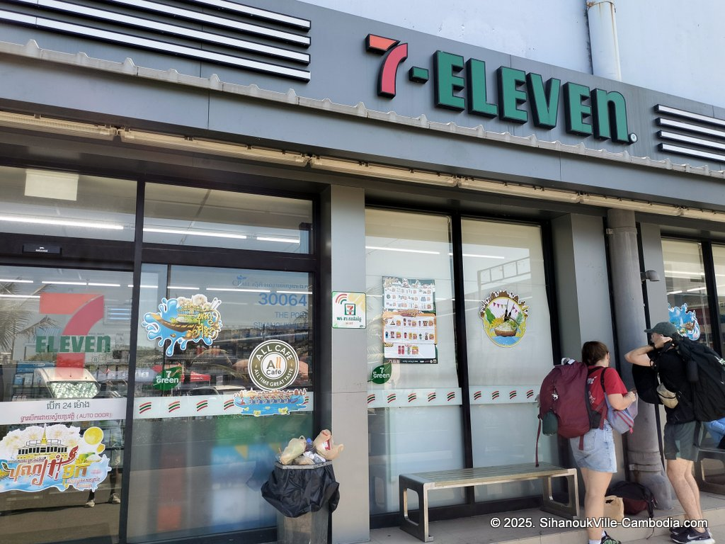 7-eleven at the sihanoukville tourist port