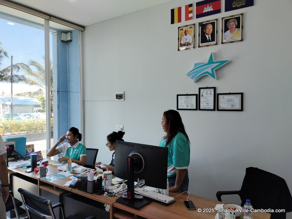 Koh Rong Star Express Ferry at the SihanoukVille Tourist Port in Cambodia