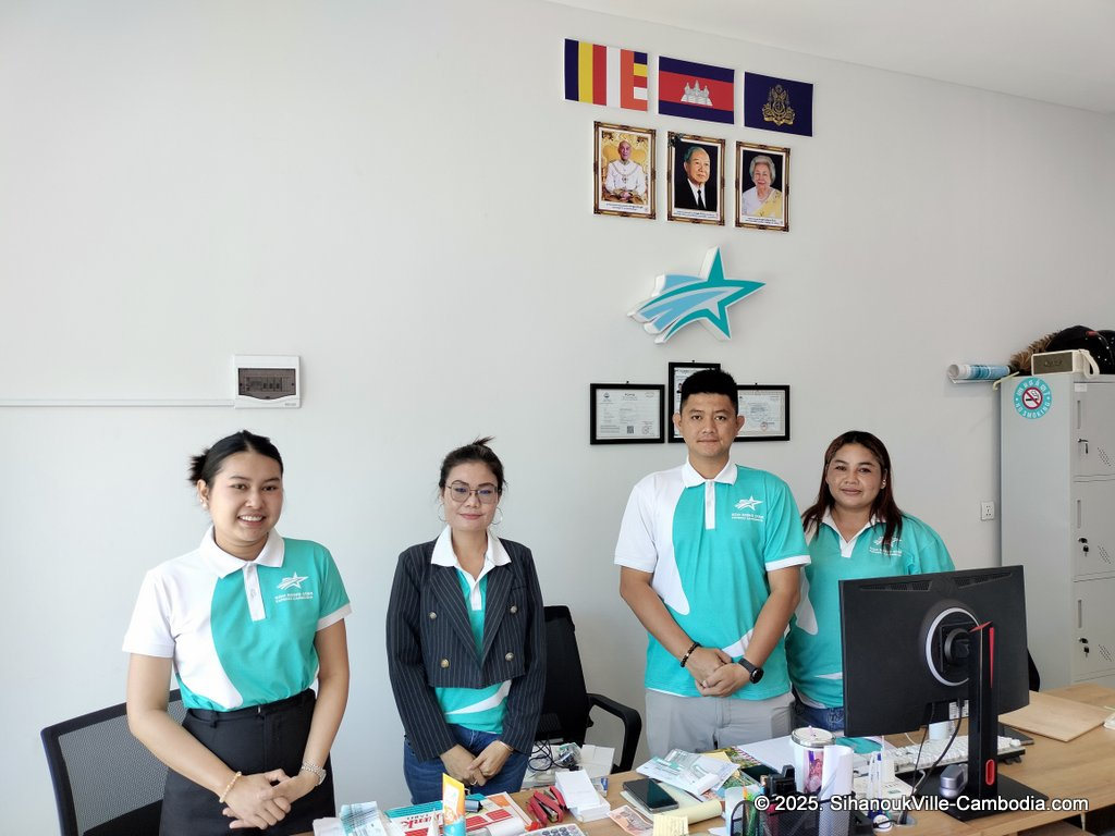 Koh Rong Star Express Ferry at the SihanoukVille Tourist Port in Cambodia