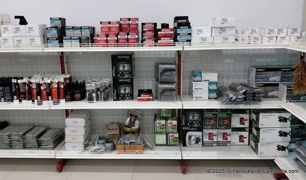 SihanoukVille Tourist Port in Cambodia. Ferry to the Cambodian Islands. Koh Rong and Koh Rong Samloem. G.T.V.C. Speedboat. Spare parts & accessories