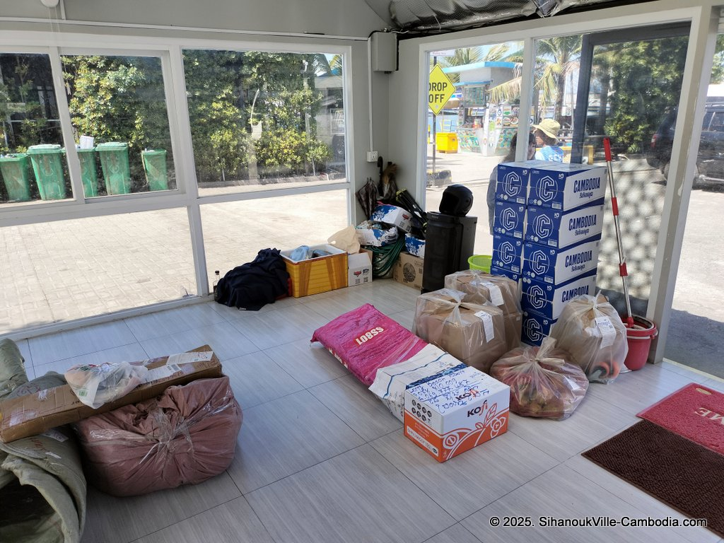 SihanoukVille Tourist Port in Cambodia. Ferry to the Cambodian Islands. Koh Rong and Koh Rong Samloem. G.T.V.C. Speedboat. Express island delivery service