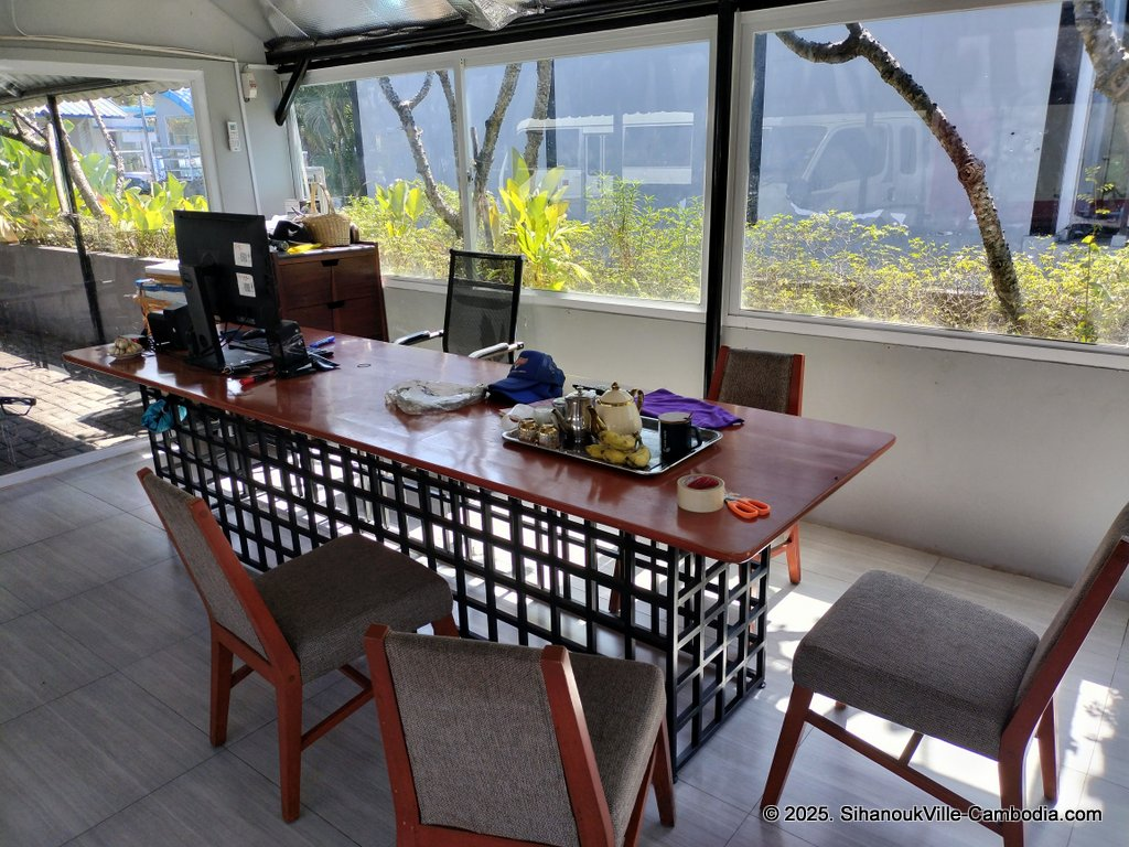 SihanoukVille Tourist Port in Cambodia. Ferry to the Cambodian Islands. Koh Rong and Koh Rong Samloem. G.T.V.C. Speedboat. Express island delivery service