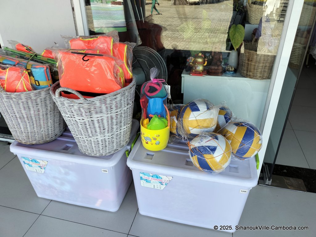 U needs beach clothing and supply store at the sihanoukville tourist port