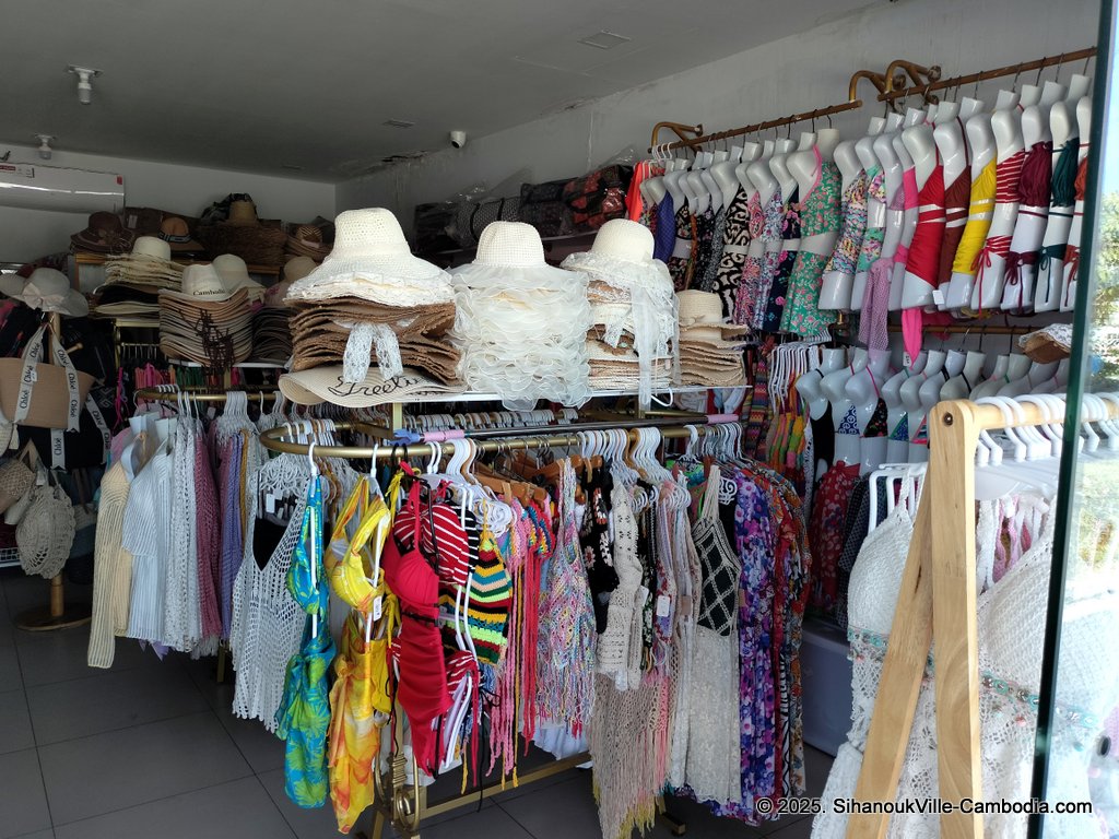 U needs beach clothing and supply store at the sihanoukville tourist port