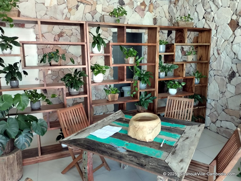 Song Saa Private Island waiting lounge at the sihanoukville tourist port
