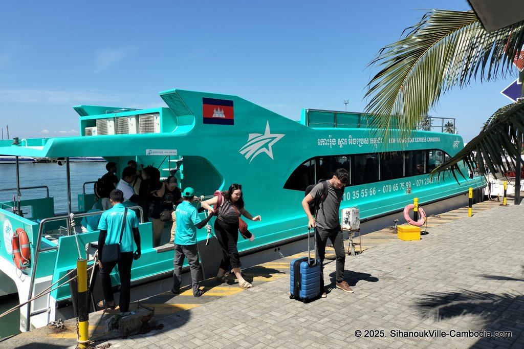 SihanoukVille Tourist Port in Cambodia. Ferry to the Cambodian Islands. Koh Rong and Koh Rong Samloem. Prices and Schedules.