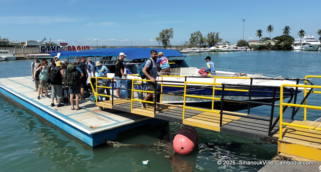 SihanoukVille Tourist Port in Cambodia. Ferry to the Cambodian Islands. Koh Rong and Koh Rong Samloem. Prices and Schedules.