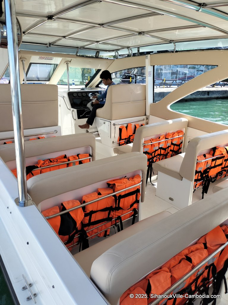 SihanoukVille Tourist Port in Cambodia. Ferry to the Cambodian Islands. Koh Rong and Koh Rong Samloem. Prices and Schedules.