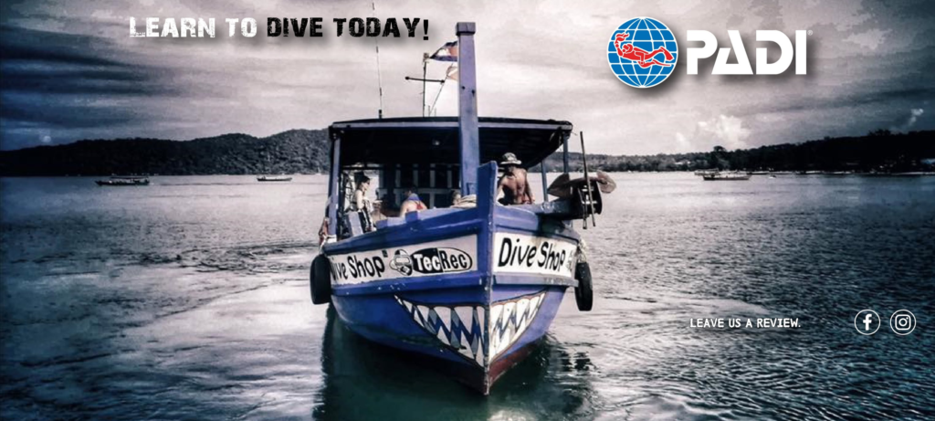 The Dive Shop Cambodia on Koh Rong Samloem Island in Cambodia.
