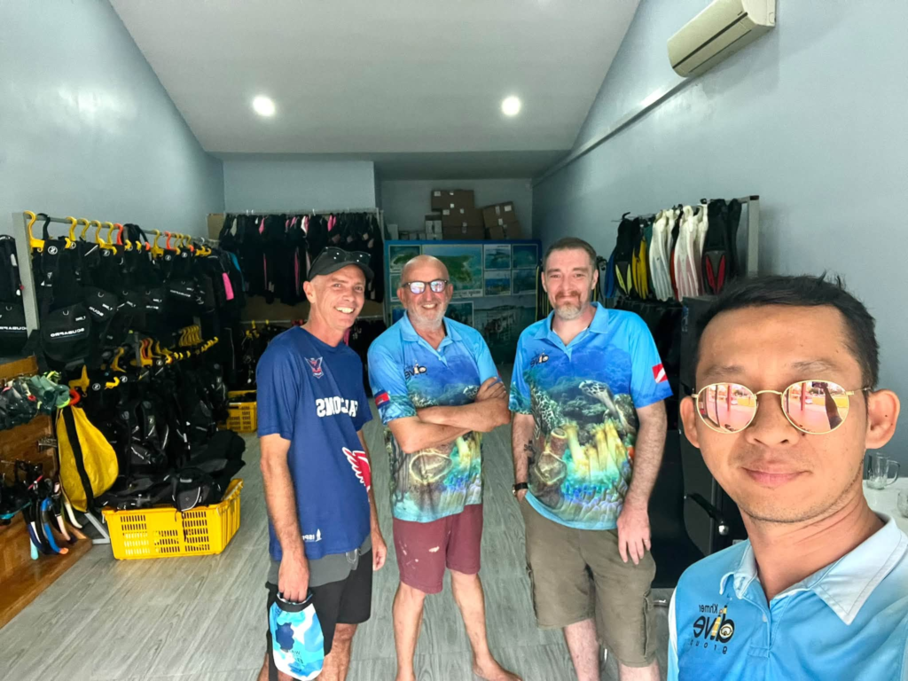 Khmer Dive Group on Koh Rong Island in SihanoukVille, Cambodia